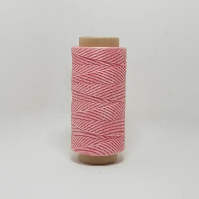 Ярко розовый 0 8 мм вощеный полиэфир витой шнур плетеный браслет нитка Artisan String (250