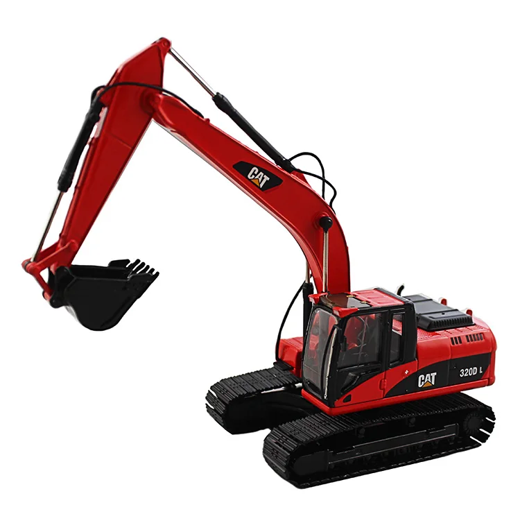 1:50 CAT320D гидравлический экскаватор с красными игрушками