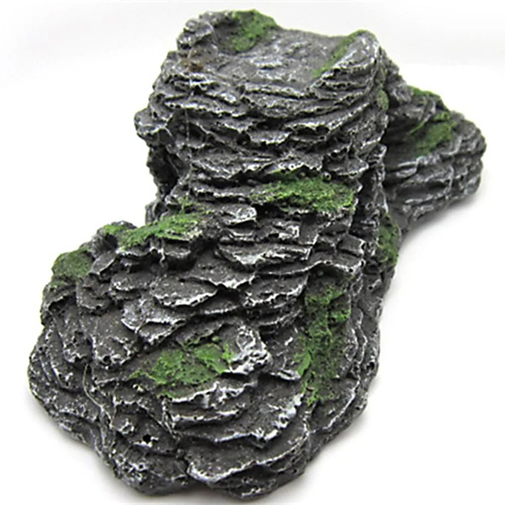 Смола аквариумная рептилия черепаха терраса ящерица Скорпион укрытие Черепаха Пещера дом греться платформа сценическое украшение орнамент