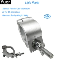 30pcslot high quality aluminium light hooks can maximum bearing weight 300kg for led par moving head light disco dj equipment