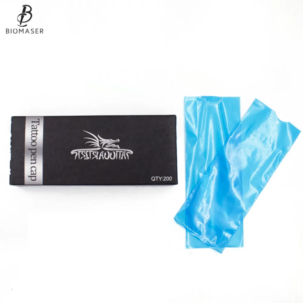 200 оригинальные сумки для тату ручек машинки одноразовые чехлы защиты пистолета