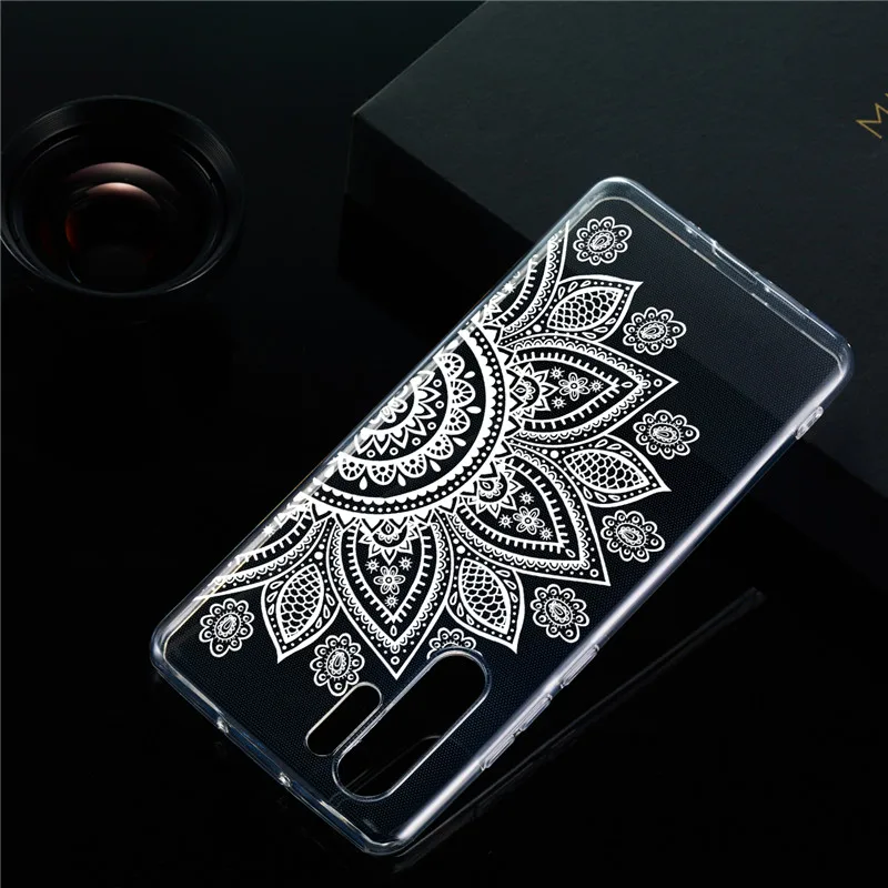 P30 Pro Чехол для Coque huawei P30 Pro Чехол s Ретро цветок Прозрачный Мягкий ТПУ силиконовый чехол для huawei P 30 P30 Lite P30Pro Fundas