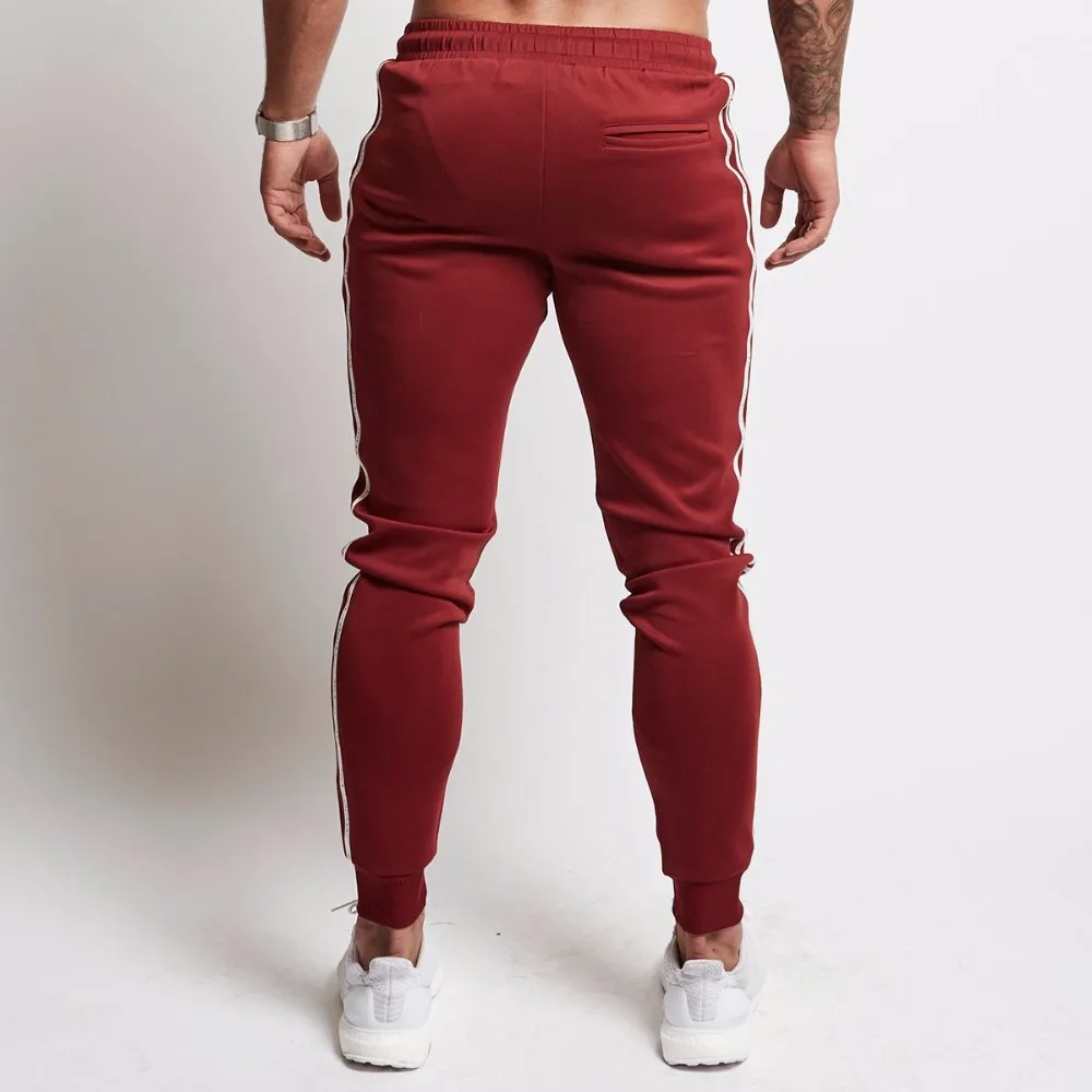 2019 Joggers Men Pants Fitness Casual Sportswear Tracksuit Bottoms Skinny Sweatpants Trousers Black Gyms Jogger Track | Мужская одежда