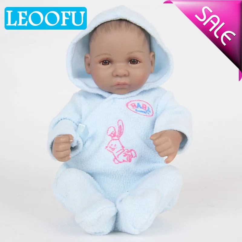 LEOOFU 28 см 11 дюймов полный силиконовые виниловые очаровательны lifelike малыша игровой
