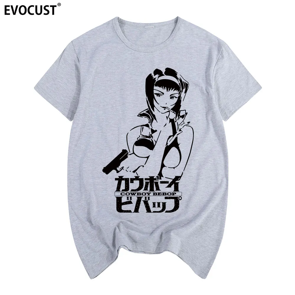 

Cowboy Bebop Faye Valentine Anime Manga Otaku T-shirt Cotton Men T shirt New women TEE Funny Fashion
