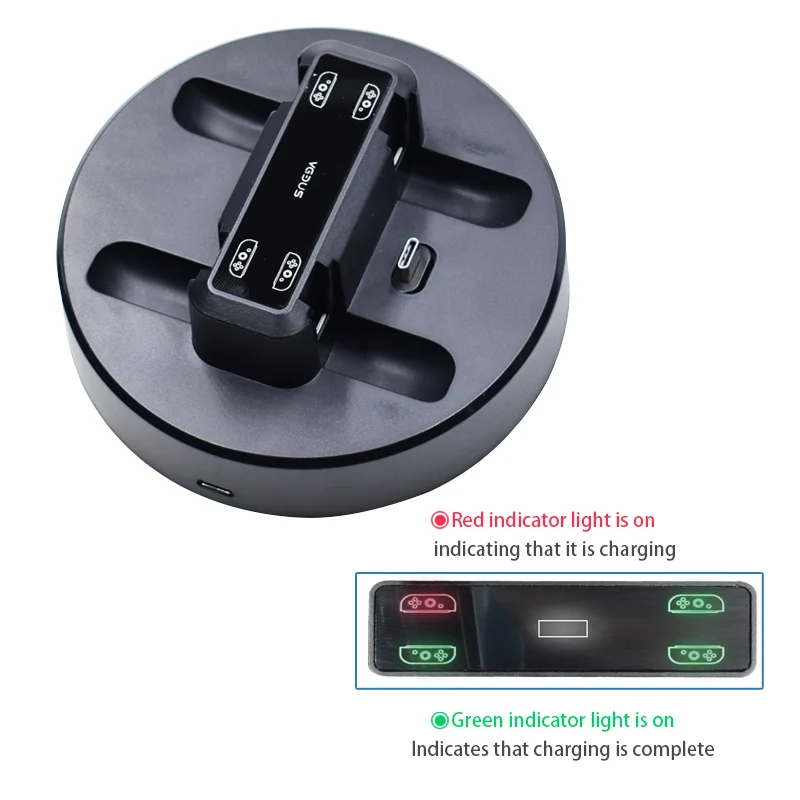 Светодиодный контроллер Nintendo зарядное устройство док станция для контроллера