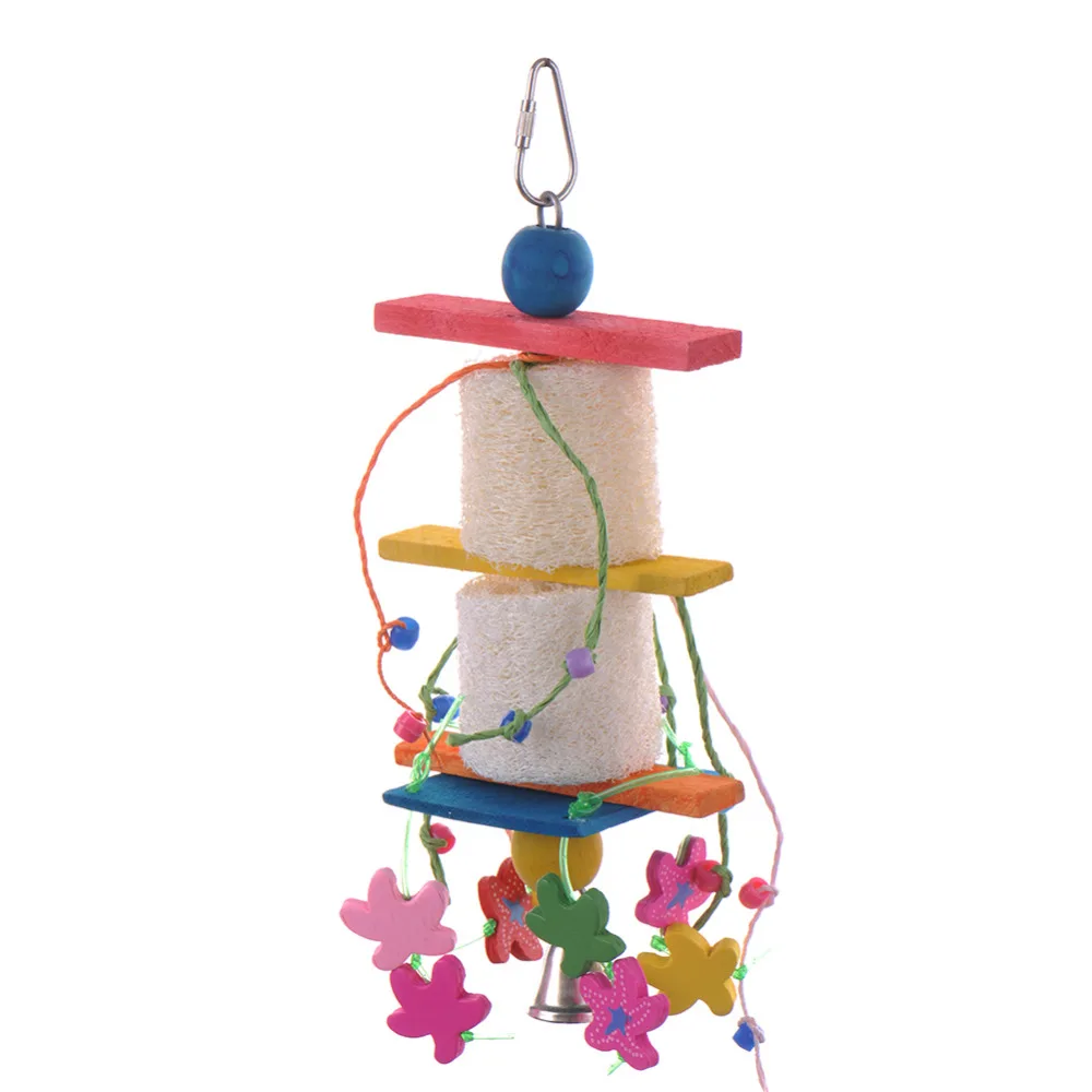 Жевательная игрушка для птиц попугай макароны Когтеточка когтеточки ног