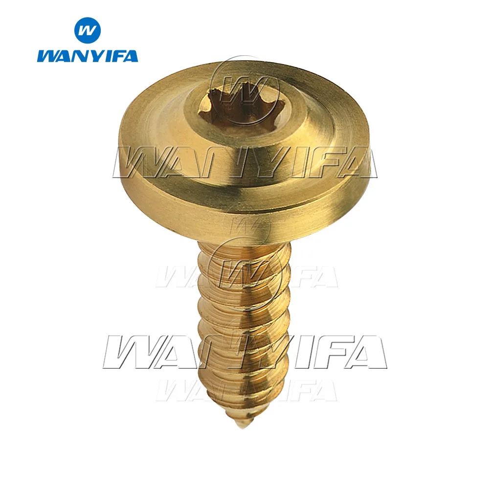 Титан M4x15 M5x15 17 20 мм самонарезающая Кнопка Torx болт с головкой для мотоцикла, автомобиля, велосипеда