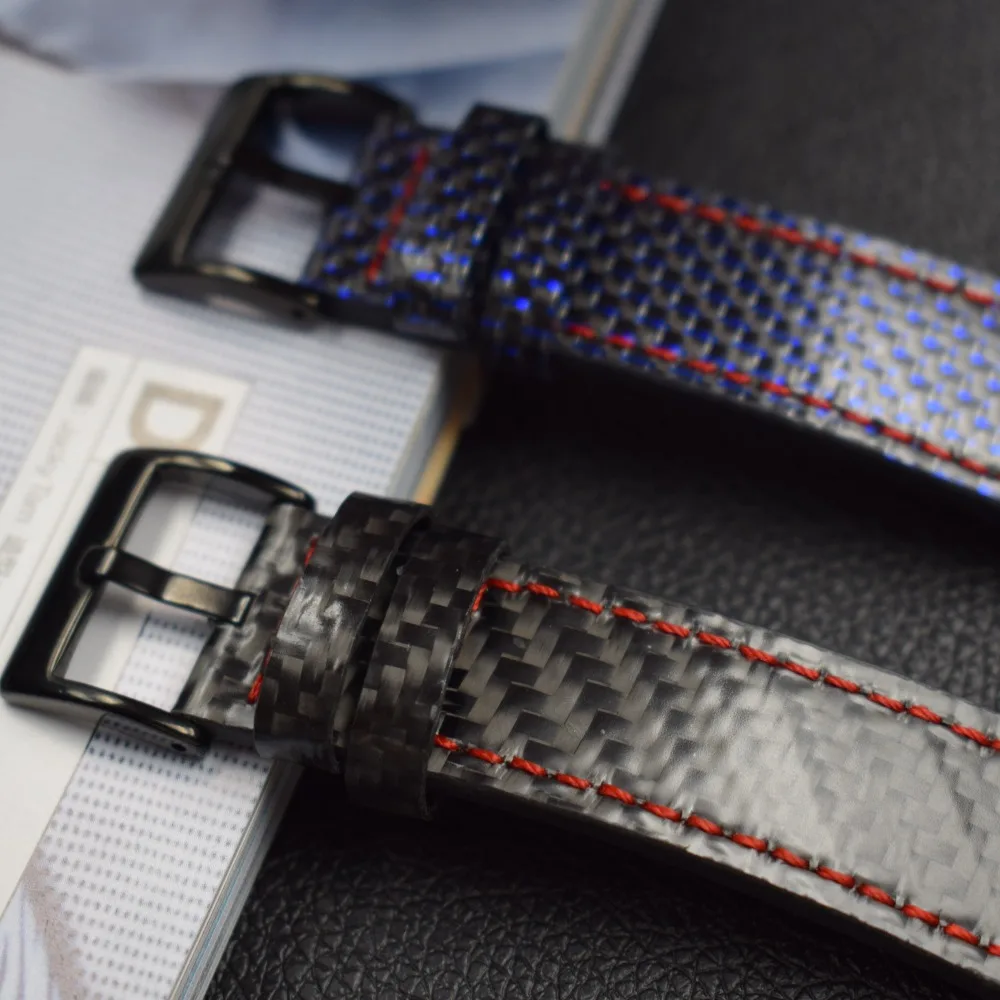 Ремешок из углеродного волокна для Apple Watch Series 4 мужской браслет наручных часов 1 2 3