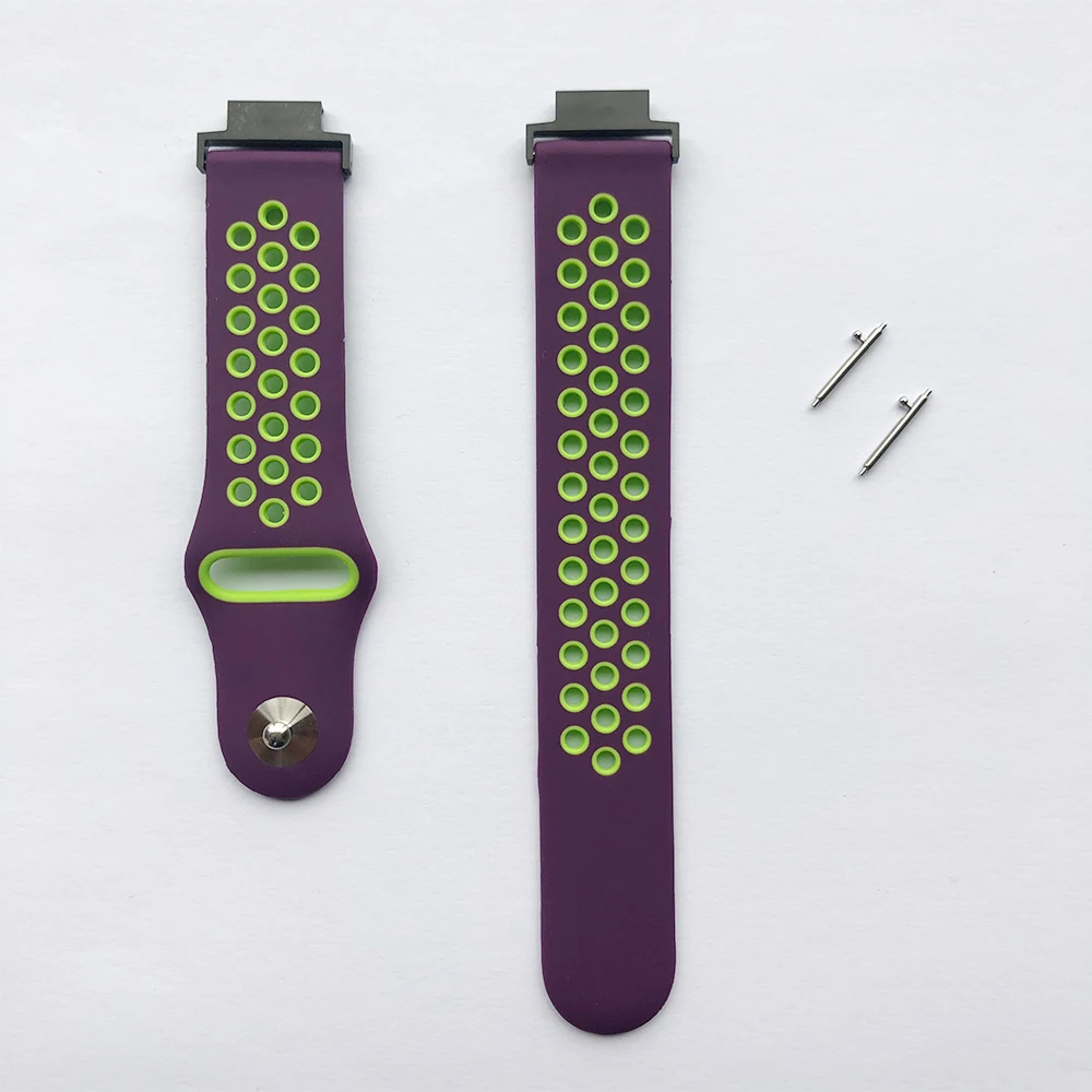 Black purple Силиконовый мягкий ремешок на запястье для Xiaomi Amazfit Verge Band, умные часы, аксессуары для Huami Amazfit Verge 3, спортивный ремешок, браслет - Цвет: Black purple