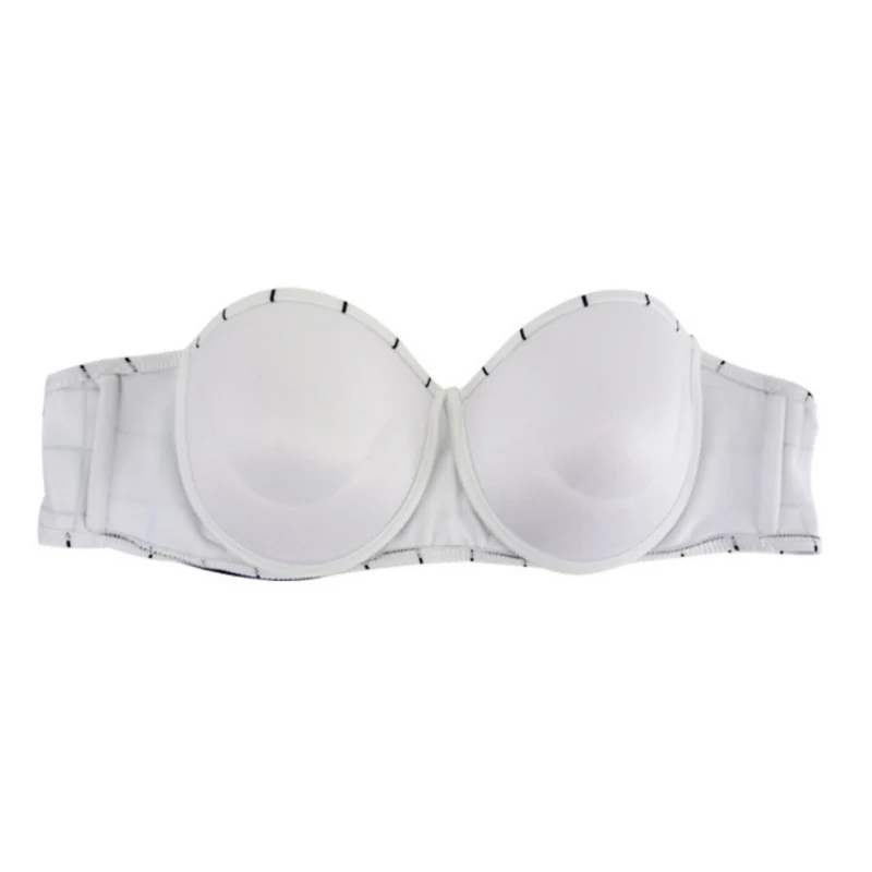 Женский облегающий купальник синий и белый обтягивающий с высокой талией