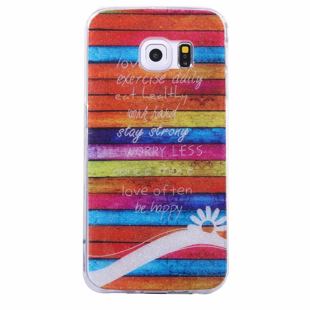 OUZifish для samsung Galaxy S6 край чехол мягкий прозрачный силиконовый G9250 телефон назад |