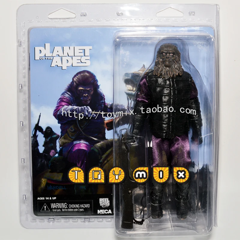 NECA Rise of the Planet of Apes orangutan Soldier 8 дюймов одежда Подвижная кукла Модель Действие F