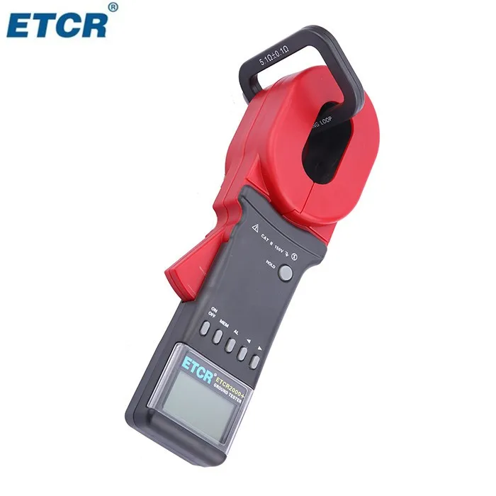 Иридиум Тайский зажим тестер сопротивления заземления ETCR2000A + заземление