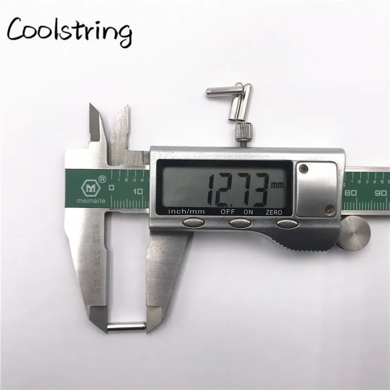 Coolstring, 4 шт./1 Набор, 3,0*12,7 мм, пулевые металлические наконечники, серебряные наконечники для обуви, сменные головки для обуви, аксессуары для одежды