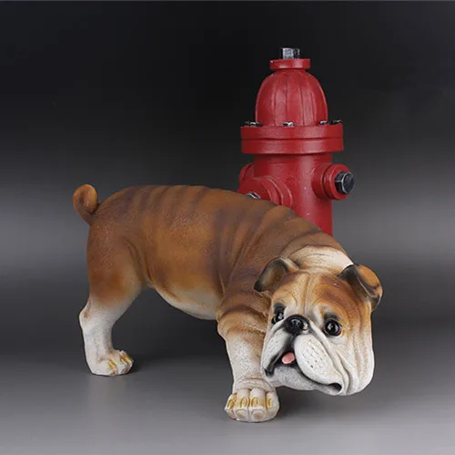 Новая творческая личность Очаровательная собака Английский бульдог забавная