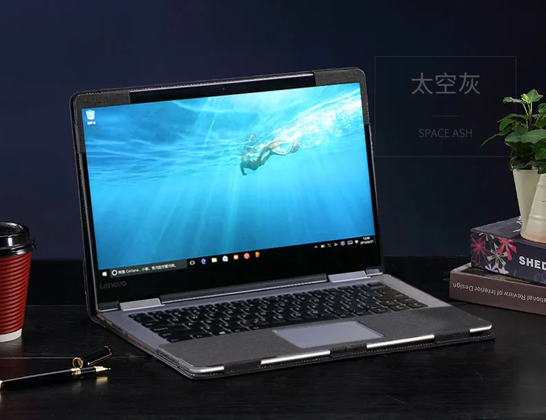 Высококачественный чехол для ноутбука lenovo Yoga 710 14 PU кожаный защитный рукав йоги