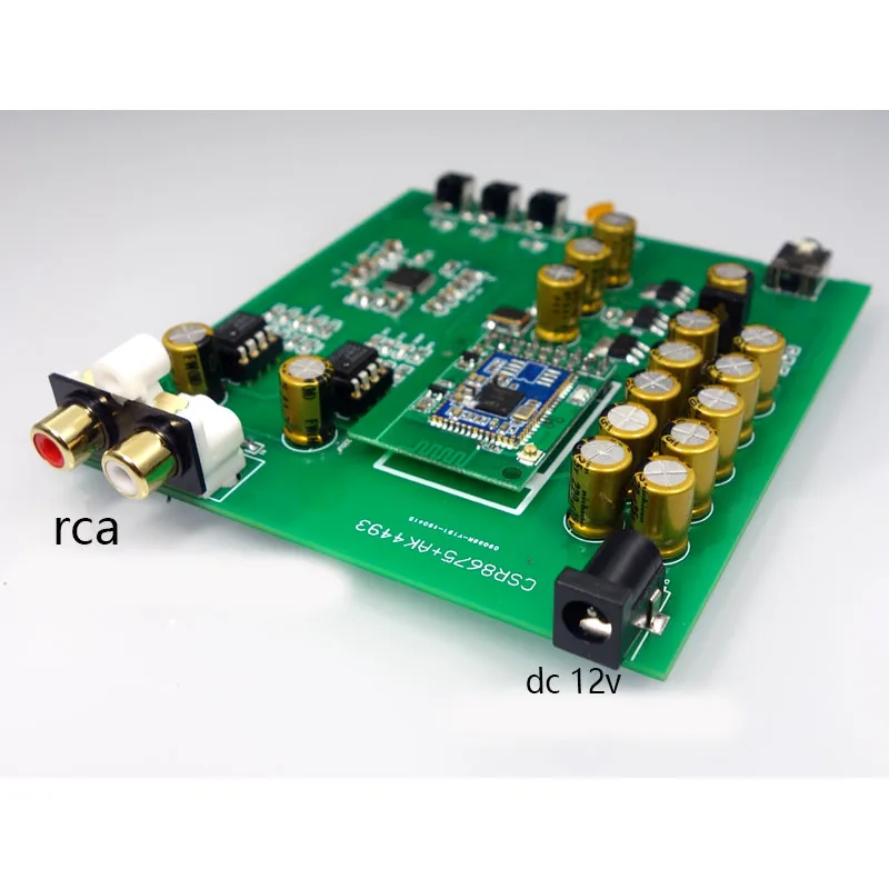 KYYSLB DC12V усилитель CSR8675 Bluetooth 5 0 декодер ЦАП Поддержка APTX HD AK4493EQ супер ES9038 полностью