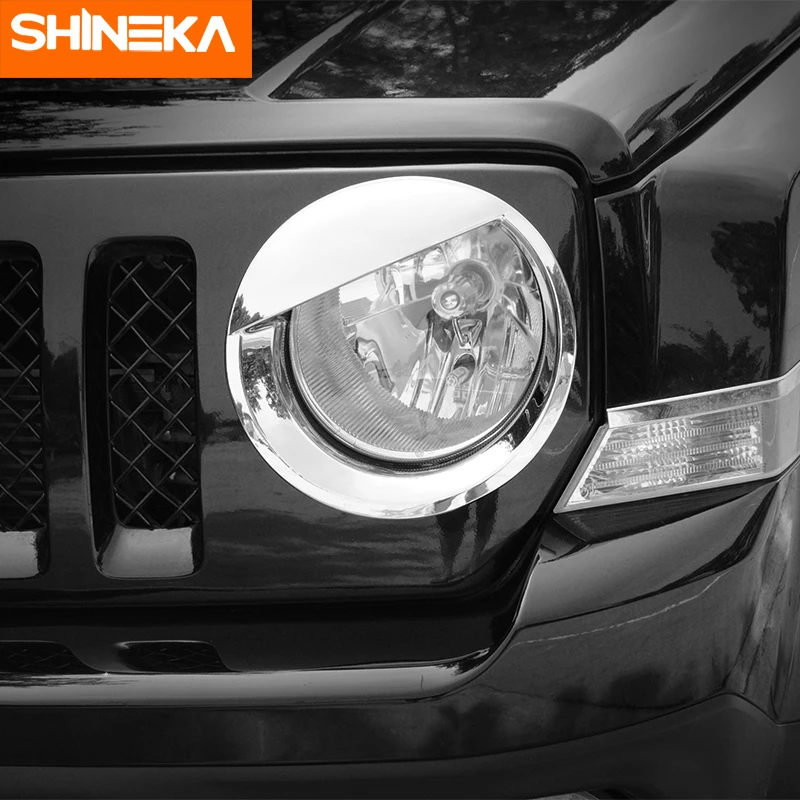 SHINEKA колпачки лампы ABS автомобильные передние фары декоративные крышки отделка