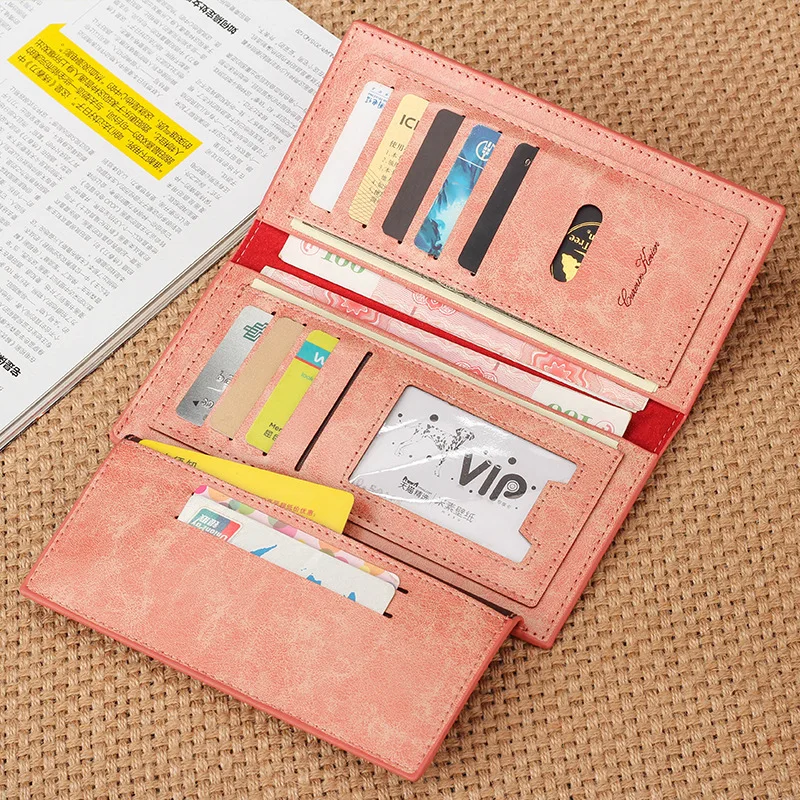 Милые женские бумажники большой емкости держатель для карт Карманный Кошелек с