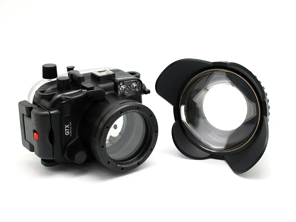 Meikon 40 м/130 футов Подводная камера водонепроницаемый чехол для canon G7X + 67 мм Круглый