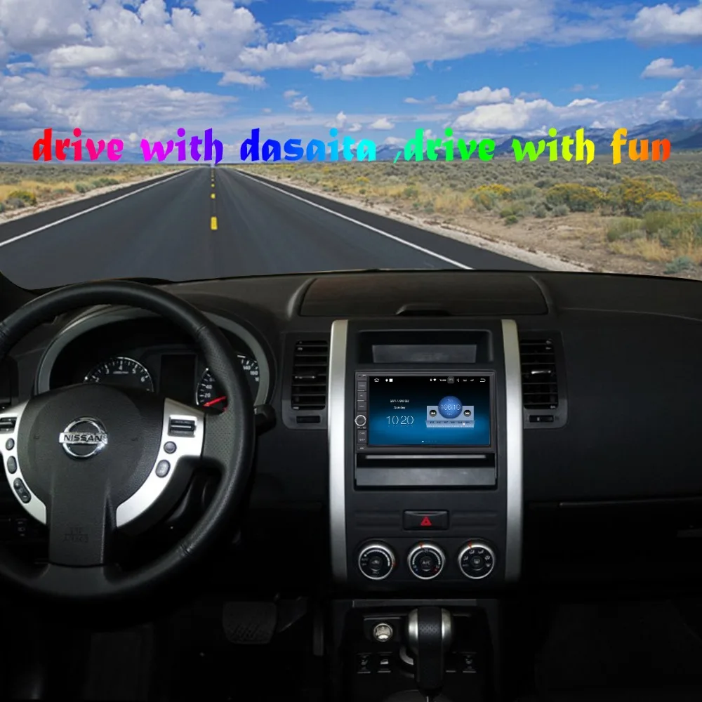 Автомобильный мультимедийный плеер 2 Din Android 8 1 для Nissan/универсальная модель аудио