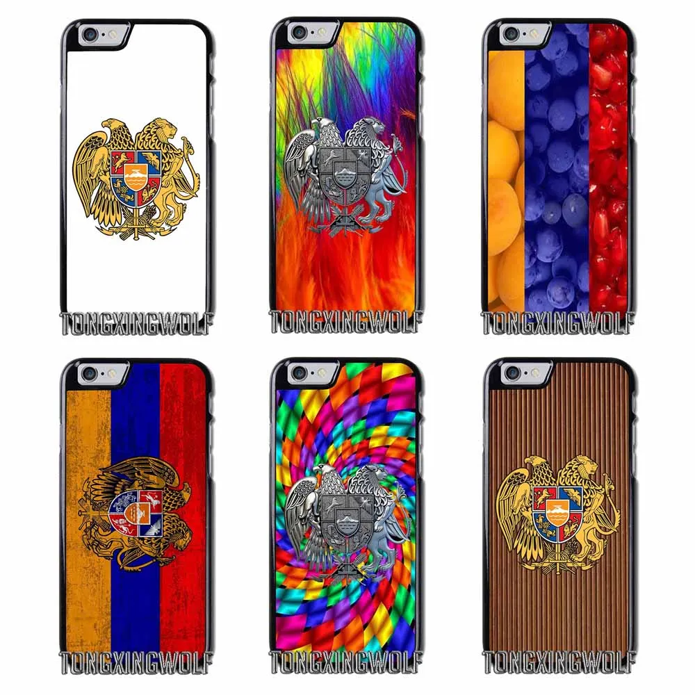 Флаг Армении Eagle Wings чехол для iPhone 4S 5S SE 6 S 7 8 9 плюс XR XS Max samsung Примечание S4 S5 S6 S7 S8 S9
