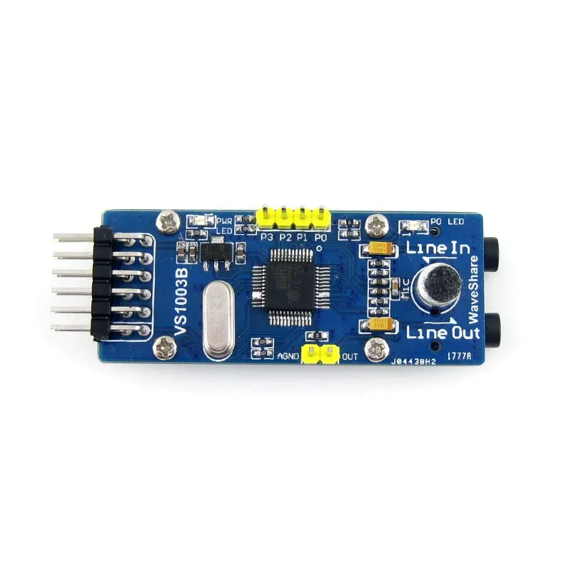 

Waveshare VS1003B MP3 Board WMA WAV Audio Codec Decode Encode Module Kits