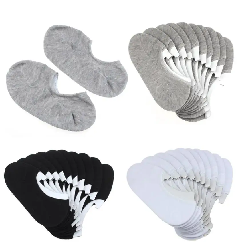 MUQGEW 1 пара 2017 Модные мужские удобные невидимые носки лодочки с закрытым носком