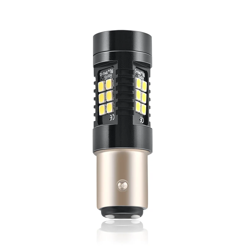 2 шт. P21W 1156 BA15S BAY15D светодиодный Canbus автомобильный светильник 3030 21SMD дневные