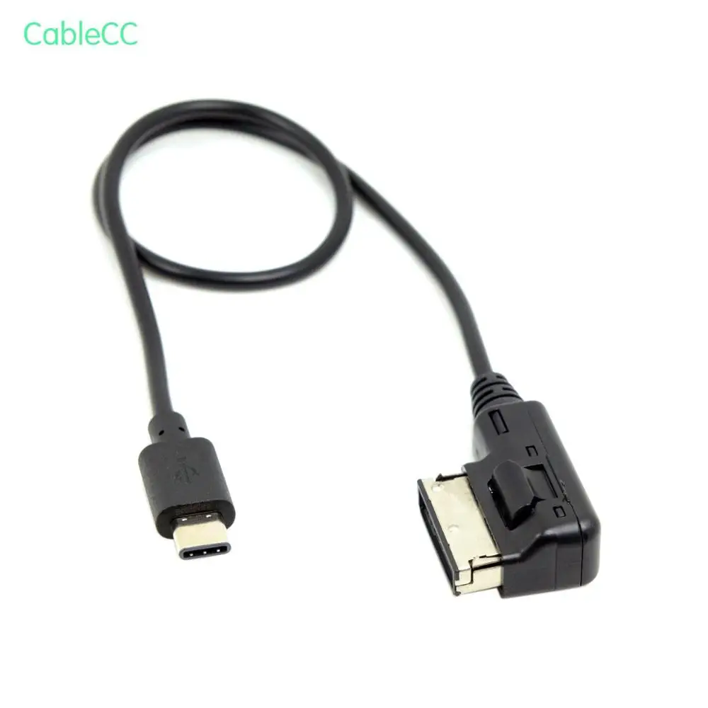 Медиа в AMI MDI USB C 3 1 Type зарядный кабель адаптер для автомобиля VW AUDI 2014 A4 A6 Q5
