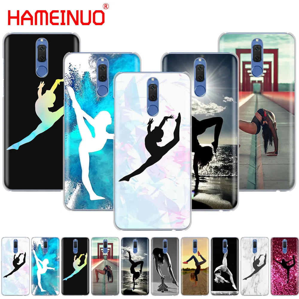 HAMEINUO гимнастический силуэт чехол для телефона Huawei NOVA 2 2S 3e PLUS LITE P smart 2018 enjoy 7s mate 7 8 9