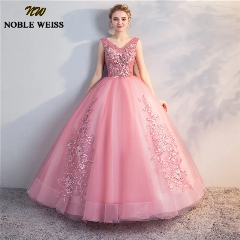 Благородный WEISS 2019 Vestido Дебютант пышные платья сексуальное бальное платье с