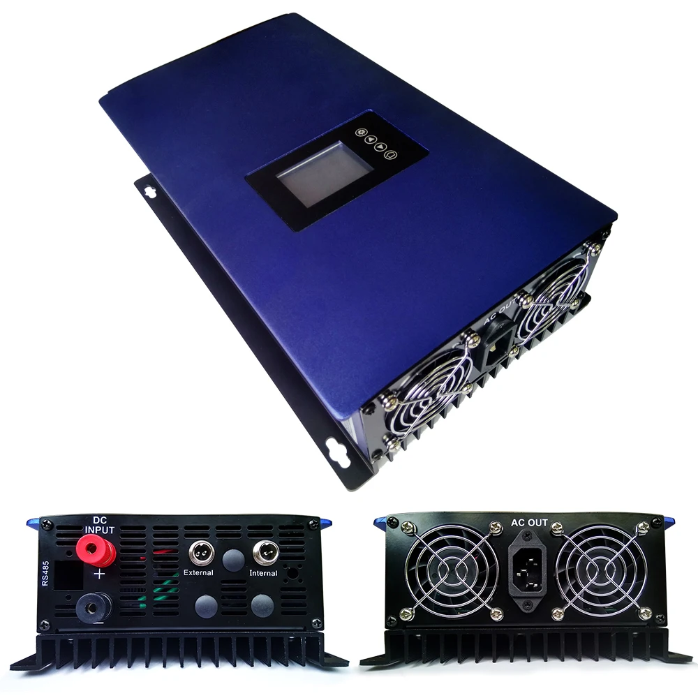 MAYLAR 1000 W чистая Синусоидальная волна сетевой инвертор на солнечных батарейках инвертор с ограничителем, DC 22-60 V/45-90 V AC 110 V/120 V или 220 V/230 V/240 V MPPT функция