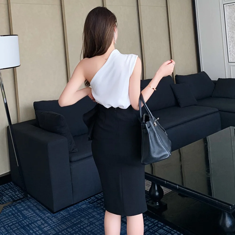 Лето 2019 облегающее Бандажное платье костюмы без рукавов элегантные знаменитости