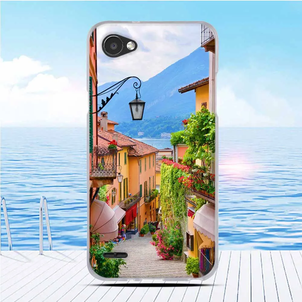 Soft TPU FOR Capa LG Q6 Case Cover Painted Phone Q6A Alpha M700 Plus X600 Back Protective | Мобильные телефоны и