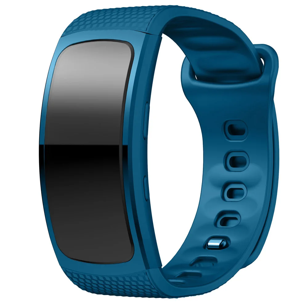 Мягкий силиконовый ремешок для часов спортивный браслет смарт Samsung Gear Fit2