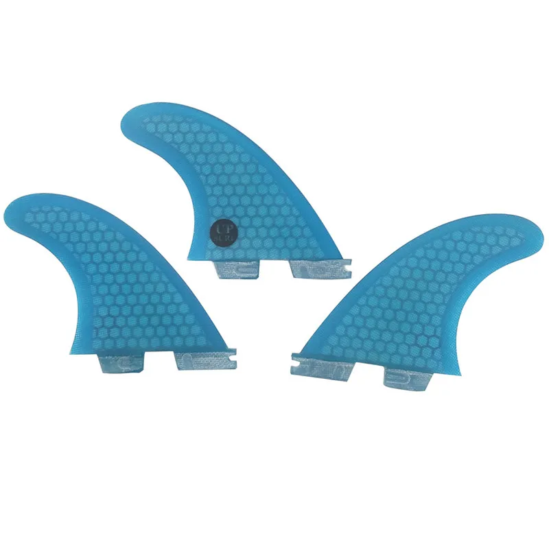 

Surfboard fcs2 G5 fins red blue color Honeycomb Fibreglass fin Tri fin set