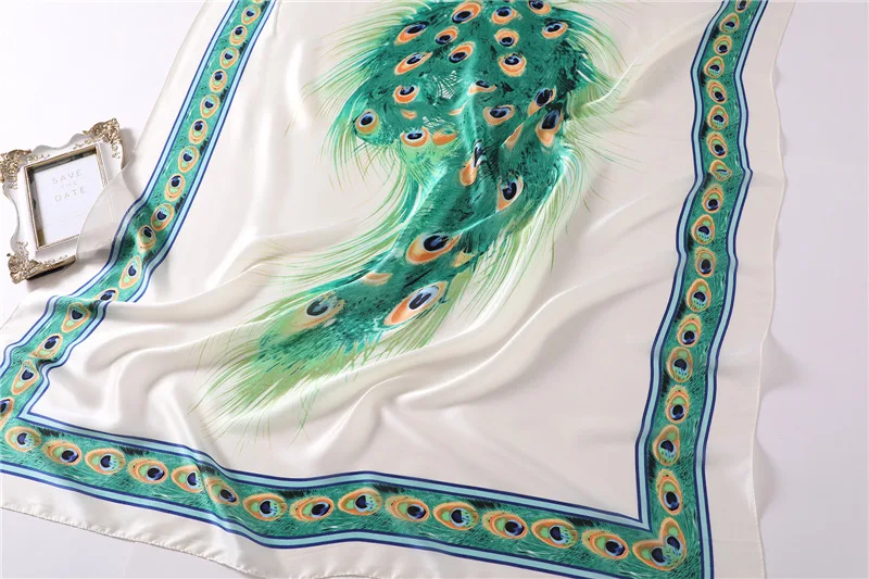 Модный шарф роскошный женский брендовый шелковый женские шарфы шаль высокое