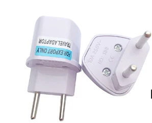 Универсальная белая вилка переменного тока для Великобритании США Австралии ЕС