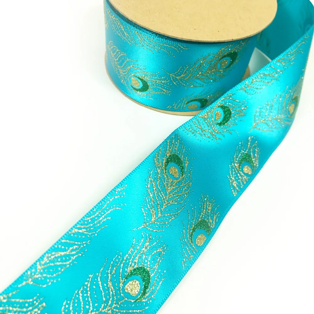 2 ярда новинка Высококачественная атласная лента с принтом в индийском стиле