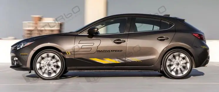 KK Высококачественная наклейка для кузова автомобиля бумага Mazda 3 Axela sedan/hatchback CX-4