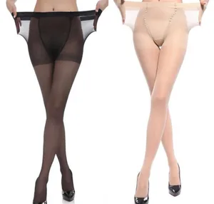 Колготки женские тонкие эластичные, пикантные шелковые колготки, размера плюс, винтажные, весна-лето