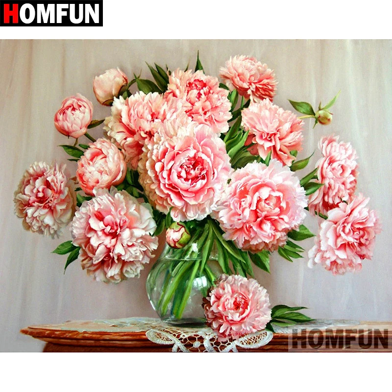 HOMFUN 5D DIY алмазная живопись полный квадратный/круглый дрель &quotсветильник