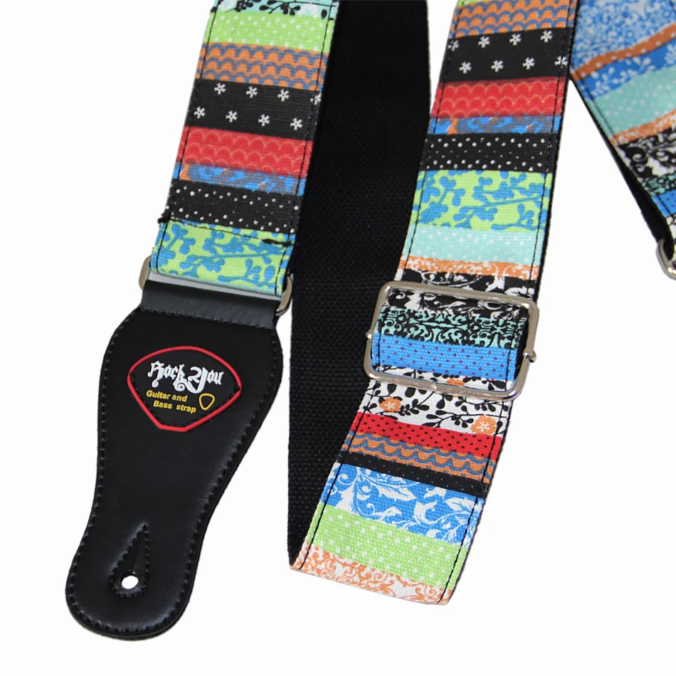 

Rock you national style embroidery strap for classical and electric guitar
