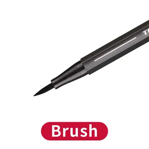 Черная чернильная ручка Pigma micron водонепроницаемый дизайн художественный маркер скетч игла ручка ручной dawing liner fineliner мультфильм ручка подписи - Color: Brush-Waterproof