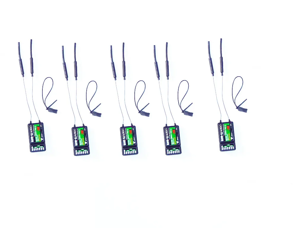 5 шт. оригинальный 2 4G 6CH Flysky FS iA6B IA6B приемник PPM Выход с iBus Порты и разъёмы совместим