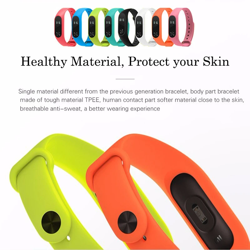Оригинальный Смарт браслет Xiaomi Mi Band 2 фитнес монитор сердечного ритма Band2 с OLED