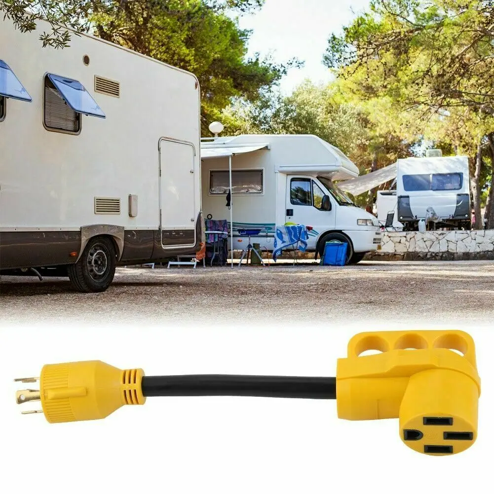 Адаптер для генератора со шнурком и закручивающимся замком 30 А до 50 125 в Новый