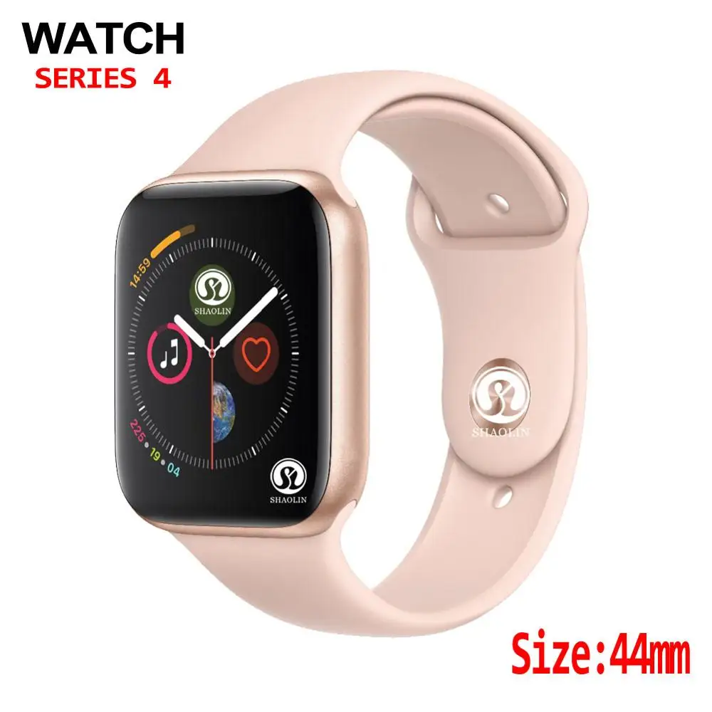 Смарт-часы серии 4 1:1 чехол для смарт-часов для Apple Watch iOS iphone Android телефон с ЭКГ-шагомер 44 мм Bluetooth